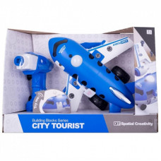 Конструктор Diy Spatial Creativity Самолет с электродвигателем (CJ-1379247)