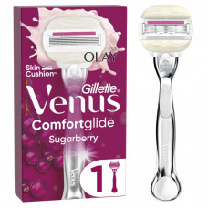 Бритва Gillette Venus Comfortglide Sugarberry Plus Olay с 1 сменным картриджем (8700216130516)