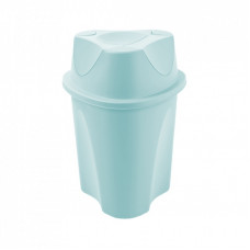 Контейнер для мусора Planet Household Twist голубой 15 л (6880)