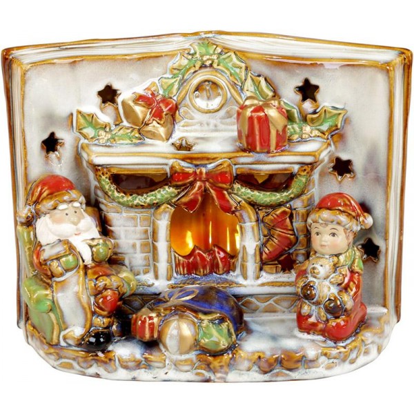 Декор керамічний книга «Merry Christmas» з LED підсвічуванням 24х12.5х18см (113503)