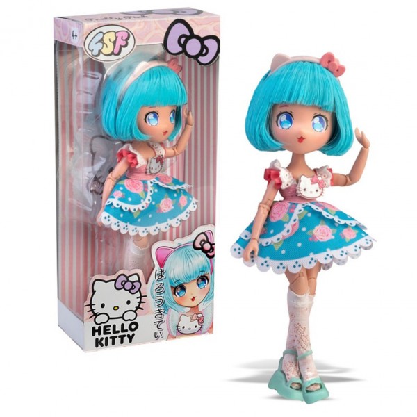 Детская кукла "Красавица Пинк" 4SF Manga Dolls HKTF0300 серии "Hello Kitty"