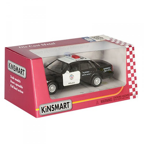 Машинка инерционная "Ford Crown Victoria Police Interceptor" KT5327W масштаб 1:36 Машинка инерционная "Ford Crown Victoria Police Interceptor" KT5327W масштаб 1:36