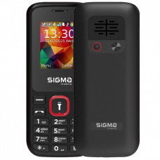 Мобильный телефон Sigma X-style 171 MINI Black-Red (4827798813744)