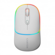 Мышка Canyon MW-22 Dual Band RGB Wireless Snow White (CNS-CMSW22SW)
