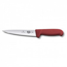 Кухонный нож Victorinox Fibrox разделочный 16 см, красный (5.5601.16)