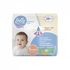 Подгузники Lolly Premium Soft Junior 5 (12-17 кг) 28 шт (4820174981006)