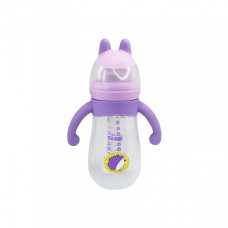 Бутылочка пластиковая с силиконовыми ручками MGZ-0200(Violet) 260 мл