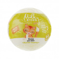 Бомбочка для ванны Milky Dream Kids Желтая кошечка 100 г (4820205301704)