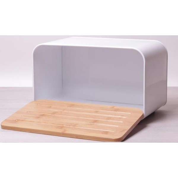Хлібниця Kamille Breadbasket Steel&Bamboo 35х20см з нержавіючої сталі (109613) Хлібниця Kamille Breadbasket Steel&Bamboo 35х20см з нержавіючої сталі (109613)