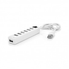 Концентратор Voltronic USB 2.0 to 7xUSB with power switch white (YT-H7S-W)