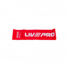 Эспандер LivePro Fitness Band Medium LP8415-M червоний Уні 200х15см (6,8кг) (6951376153675)