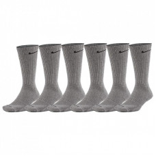 Носки Nike U NK ED PLS CSH CRW 6PR-132 SX6897-065 38-42 6 пар Сірі (195241138695)