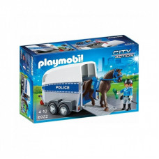 Конструктор Playmobil Полиция с лошадью и трейлером (6332945)