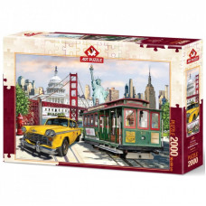 Пазл ART PUZZLE Коллаж США, 2000 элементов (5473)