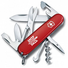 Нож Victorinox Climber Ukraine Red "Тризуб ОУН" (1.3703_T0300u)