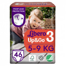 Подгузники Libero Up&Go Размер 3 (5-9 кг) 46 шт (7322541742076)