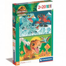 Пазл Clementoni Jurassic World 2 шт по 20 элементов (24810)