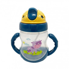 Бутылочка пластиковая с ручками MGZ-0322(Blue) 250 мл
