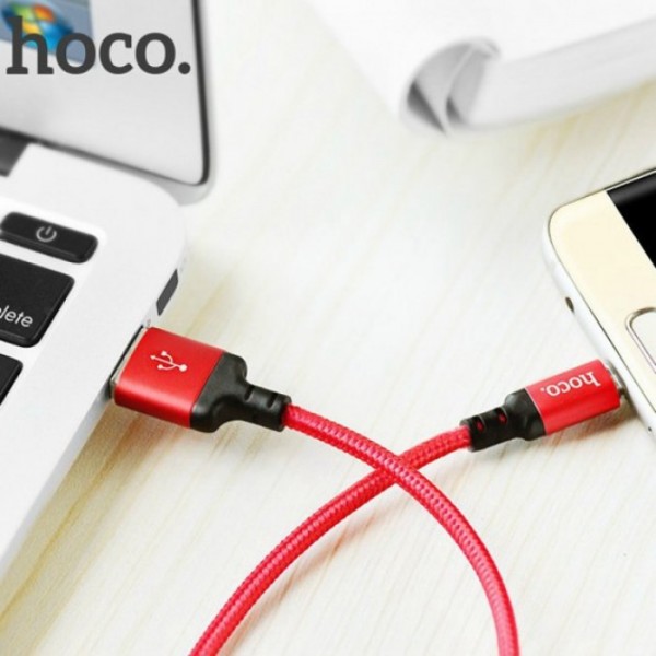 Кабель USB - Micro USB HOCO X14 Times speed 1.7A Красный (104623) Кабель USB - Micro USB HOCO X14 Times speed 1.7A Красный (104623)