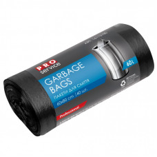 Пакеты для мусора PRO service Standard HD Черные 60 л 40 шт. (4820048487993)