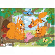 Пазл DoDo с рамкой Белочки (R300224)