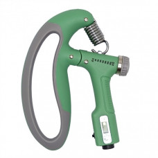 Эспандер кистевой MS 4218(Green) регулировка нагрузки 10-100 кг, электронный счетчик