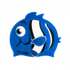 Шапка для плавания Aqua Speed Zoo 115-10-Nemo 5757 синя рибка Діт OSFM (5908217657572)