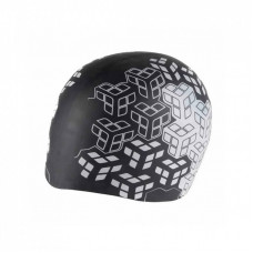 Шапка для плавания Arena Reversible Cap 003786-109 чорний, білий Уні OSFM (3468337190332)