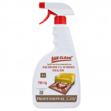 Средство для чистки ковров San Clean Prof Line для ковров и мягкой мебели 750 г (4820003544259)
