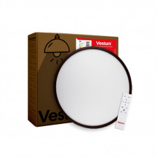 Светильник Vestum WOOD матовий 60W 375*60мм 3000К-6500К з ДК горіх (VS-91046)