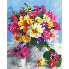 Картина по номерам. Art Craft "Цветочная радуга" 40*50 см 12114-AC