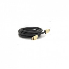 Кабель мультимедийный HDMI M to HDMI M 1.8m V2.1 8K black Merlion (YT-HDMI(M)/(M)8KV2.1-1.8m)