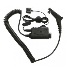 Кнопка PTT Earmor M52 + пальцевая кнопка для радиостанций Motorola DP4400, DP4800 (69833)