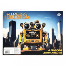 Альбом для рисования "Wired for tomorrow" Brisk САВ-1/271-8 А4, 20 листов на пружине