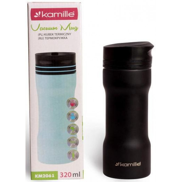 Термокружка Kamille Bottle 2в1 320мл (114143) Термокружка Kamille Bottle 2в1 320мл (114143)