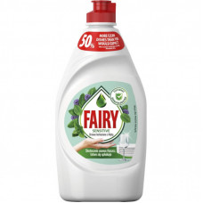 Средство для ручного мытья посуды Fairy Sensitive Чайное дерево и мята 450 мл (8006530111621)