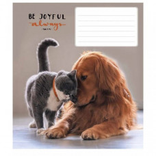 Тетрадь ученическая "Be joyful always" 012-3263L-5 в линию, 12 листов