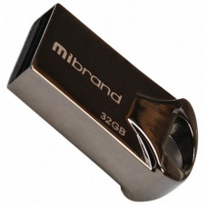 USB флеш накопитель Mibrand 32GB Hawk Black USB 2.0 (MI2.0/HA32M1B)