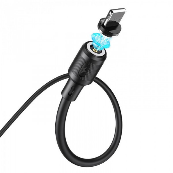 Кабель магнитный USB на Lightning HOCO X52 Sereno для зарядки Чёрный (59743)
