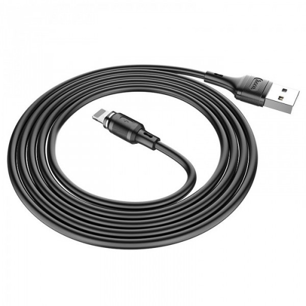 Кабель магнитный USB на Lightning HOCO X52 Sereno для зарядки Чёрный (59743) Кабель магнитный USB на Lightning HOCO X52 Sereno для зарядки Чёрный (59743)