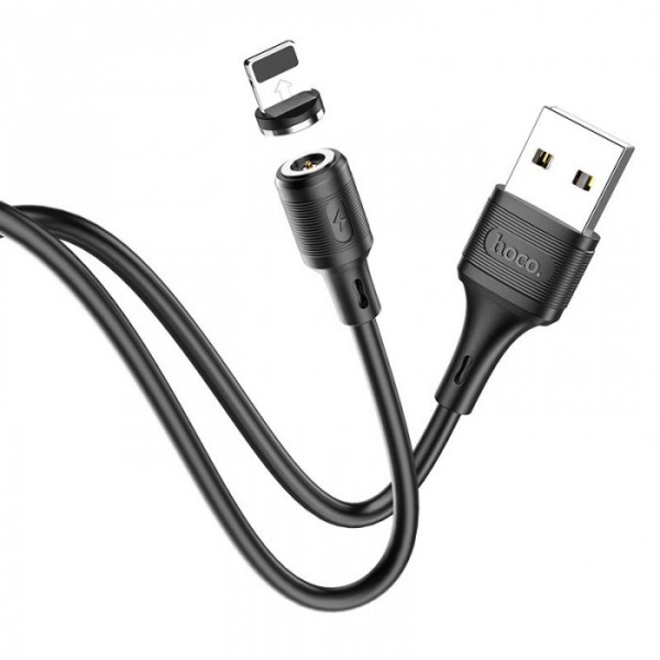 Кабель магнитный USB на Lightning HOCO X52 Sereno для зарядки Чёрный (59743) Кабель магнитный USB на Lightning HOCO X52 Sereno для зарядки Чёрный (59743)