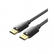 Кабель мультимедийный DisplayPort M to DisplayPort M 1.0m 4K black Vention (HAKBF)
