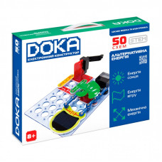Конструктор DOKA электронный Альтернативная энергия (50 схем) (D70711)