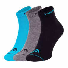 Носки Head Quarter 3P Unisex 761011001-010 3 пари Блакитний/Сірий/Чорний 35-38 (8720245510035)
