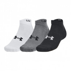 Носки Under Armour 1361574-003 Core Low Cut 3 пари чорний, сірий, білий MD (194513976683)