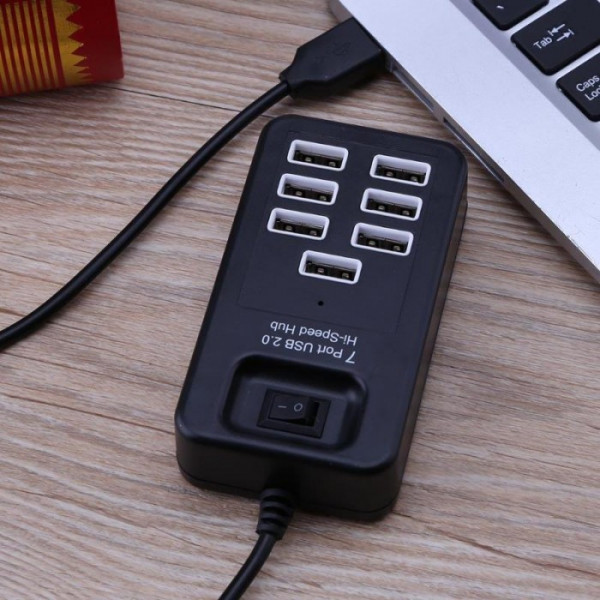 Хаб концентратор Digital USB 2.0 hub на 7 портов P-1602 Чёрный (127253) Хаб концентратор Digital USB 2.0 hub на 7 портов P-1602 Чёрный (127253)