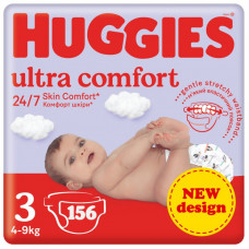 Подгузники Huggies Ultra Comfort 3 (5-9 кг) M-Pack 156 шт (5029053590516)