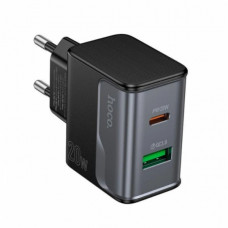 Зарядное устройство от сети HOCO CS71A PD20W 1Type-C/1USB Черный (134653)