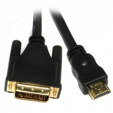 Кабель мультимедийный HDMI to DVI 18+1pin M, 5.0m Viewcon (VD 066-5m.)