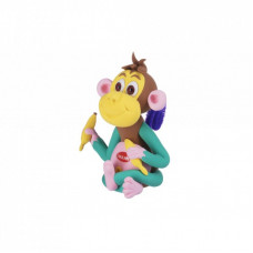 Набор для творчества Paulinda Super Dough Monkey World обезьяна с глазами (PL-081537-1)